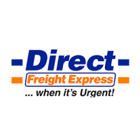 Direct Freight Express logo. When it's Urgent!