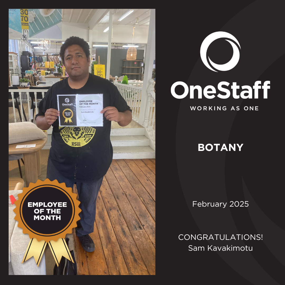 Congratulations, Sam! Botany’s Employee of the Month for February ...