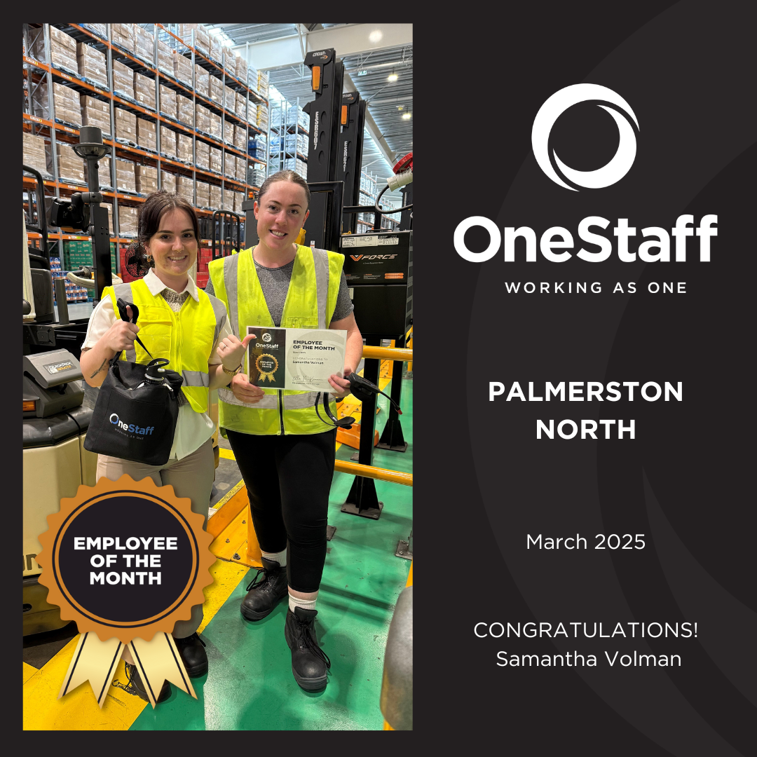 Congratulations, Samantha! Palmerston North’s Employee of the Month for ...