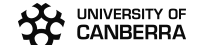The University of Canberra logo.