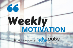 Weekly Motivation Investment In Sales Training