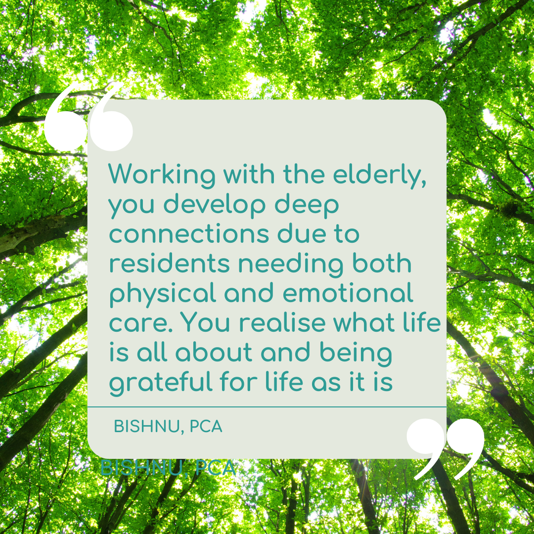 aged care quote personal care worker