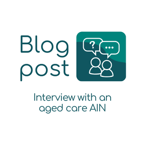 an interview with an aged care AIN