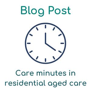 care minutes in residential aged care
