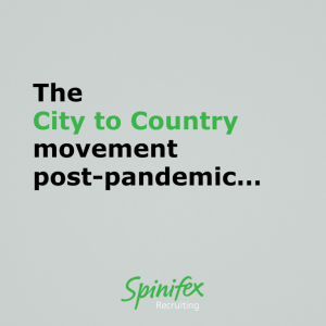 The City to Country movement post-pandemic… 