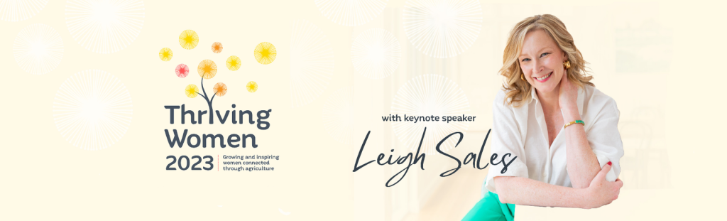 thriving women 2023 with keynote speker Leigh Sales