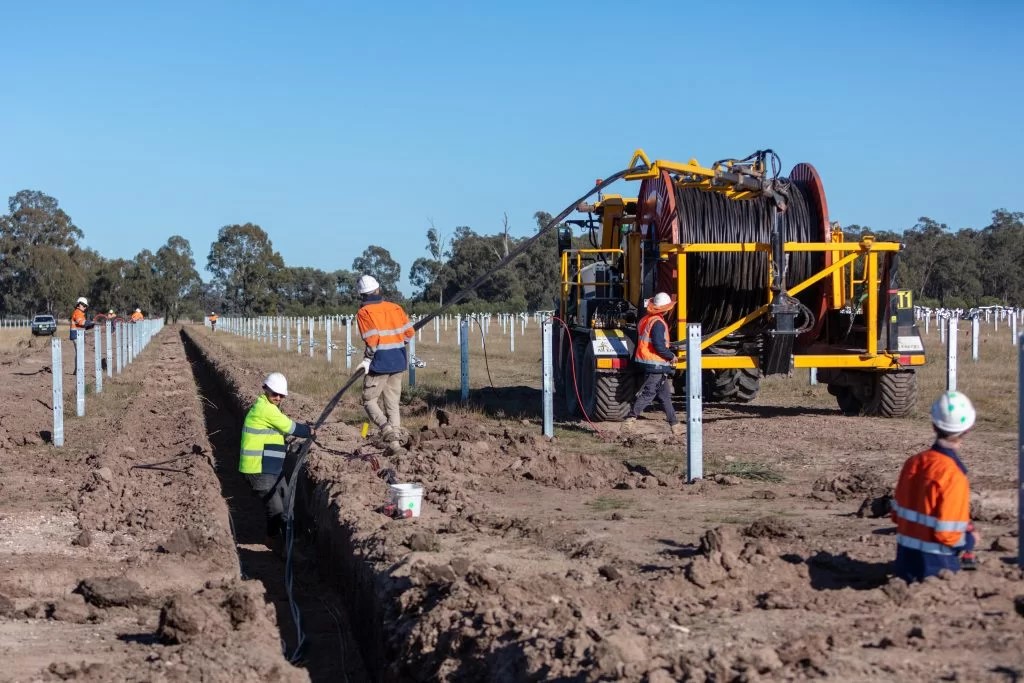 Image from Culcairn Solar Farm page