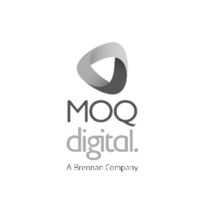 MOQdigital, A Brennan Company logo.