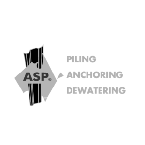 ASP Piling, Anchoring, Dewatering logo.