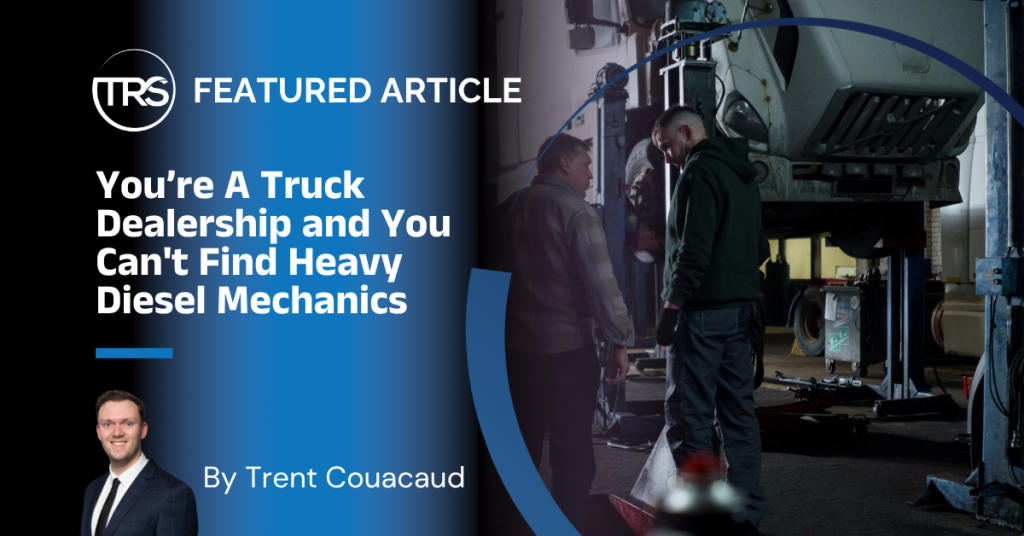 Truck Dealership and You Cant Find Heavy Diesel Mechanics